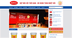 Desktop Screenshot of kovapaint.com.vn